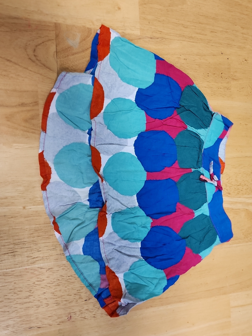 Crazy 8 Girls Colorful Abstract Polka Dot Skirt Size XS 4 - Picture 3 of 7